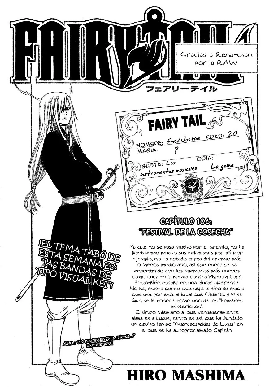 Fairy Tail Capítulo 106 en Línea - página 1