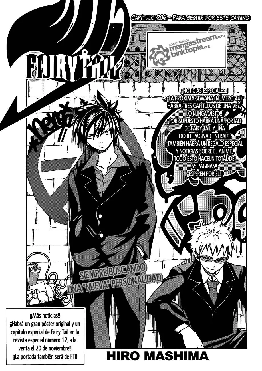 Fairy Tail Capítulo 206 en Línea - página 1