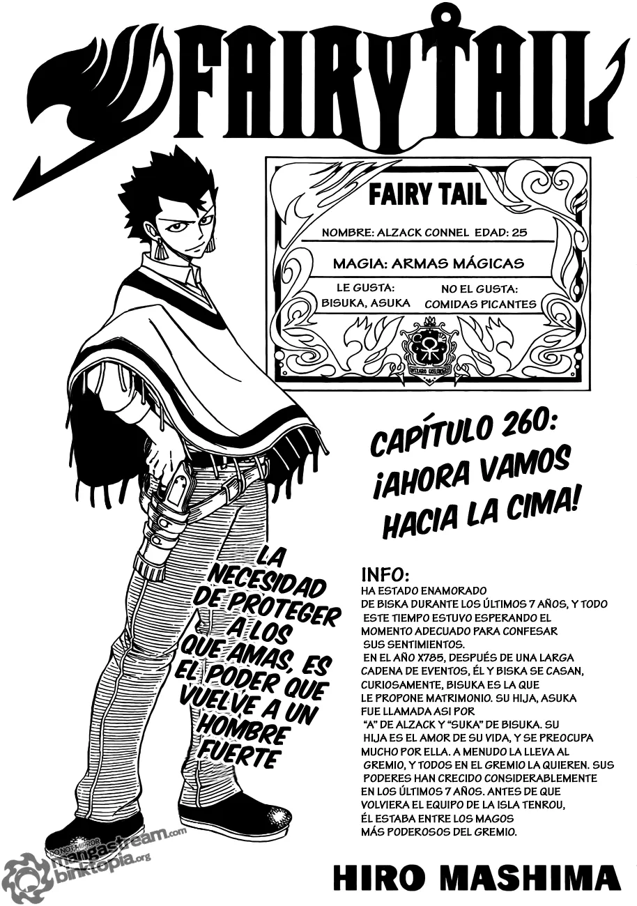 Fairy Tail Capítulo 260 en Línea - página 1