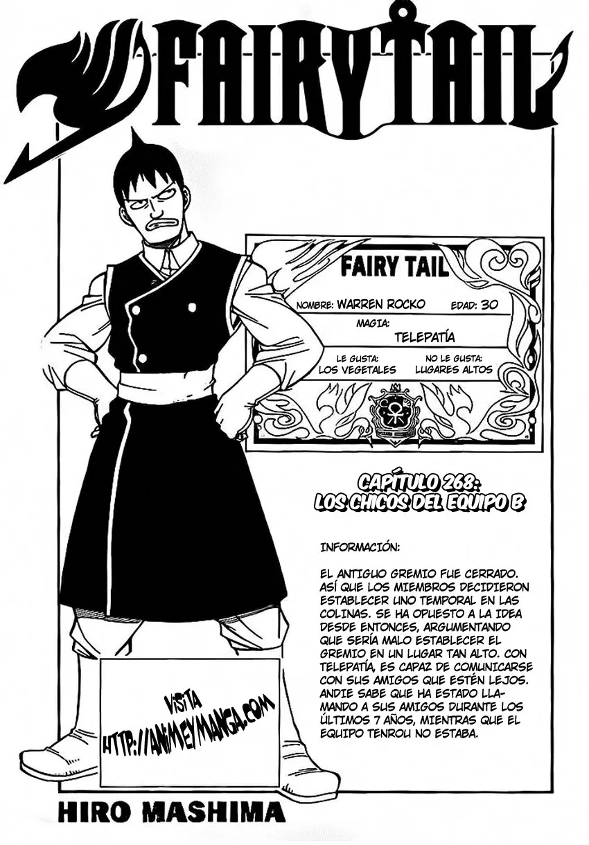 Fairy Tail Capítulo 268 en Línea - página 1