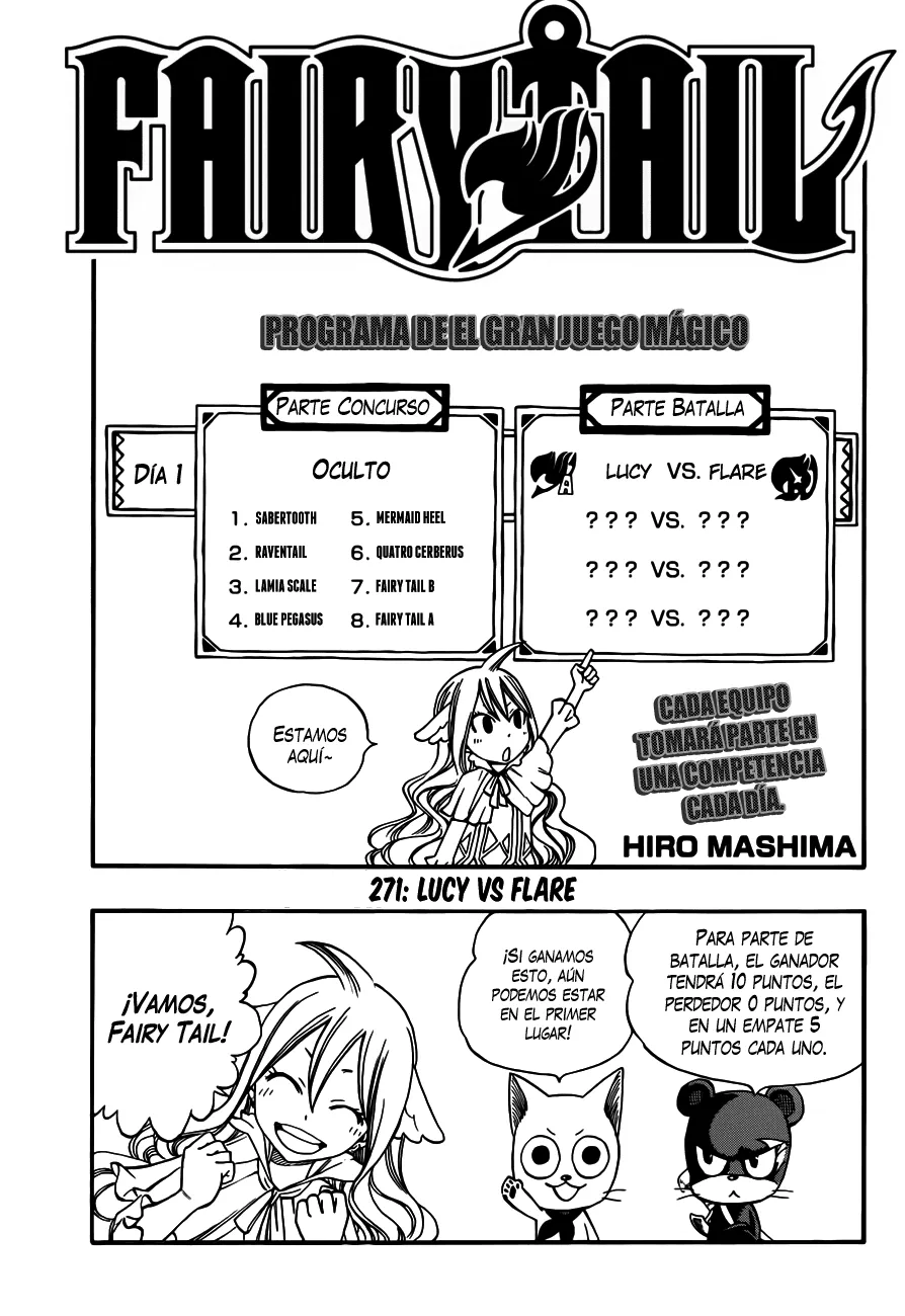 Fairy Tail Capítulo 271 en Línea - página 1