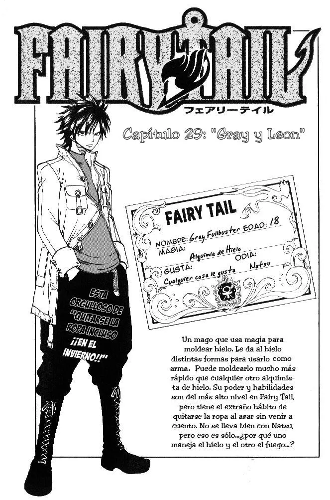 Fairy Tail Capítulo 29 en Línea - página 1