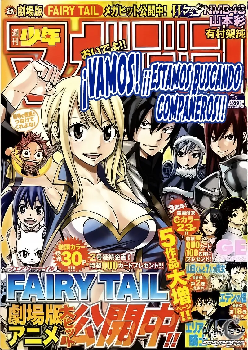 Fairy Tail Capítulo 295 en Línea - página 1