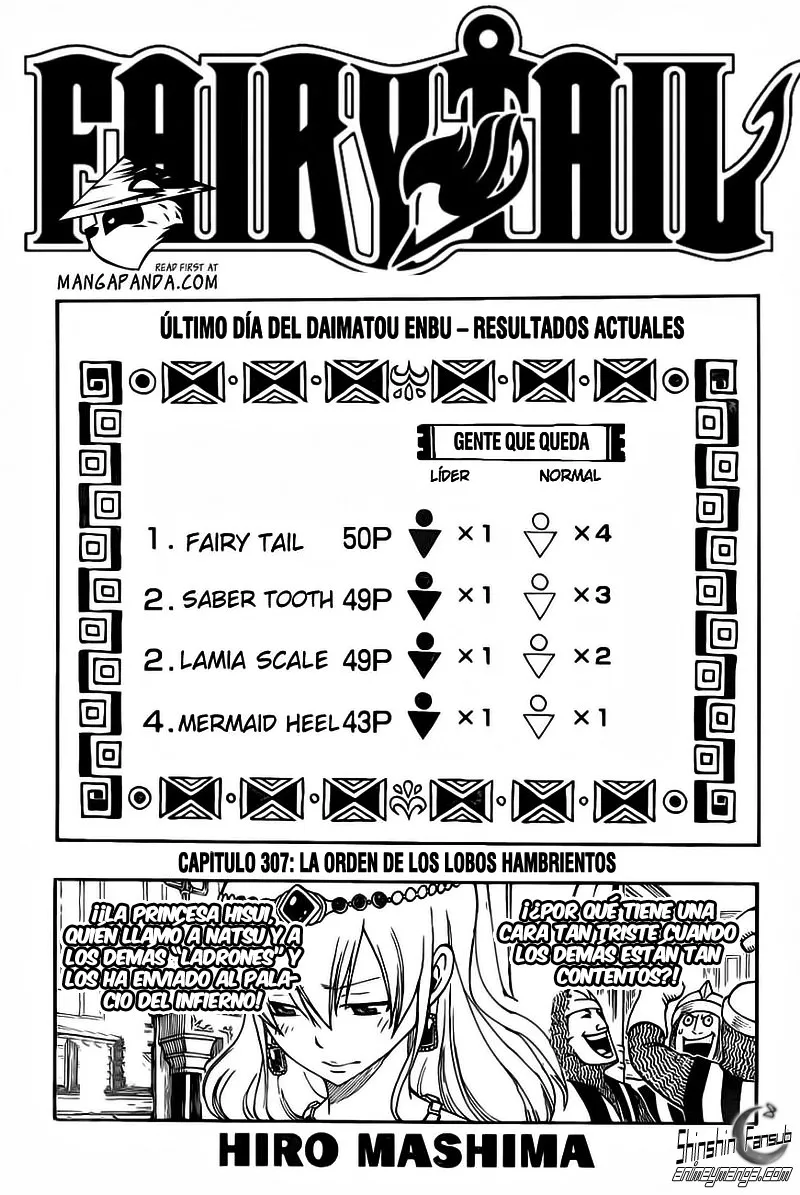 Fairy Tail Capítulo 307 en Línea - página 1