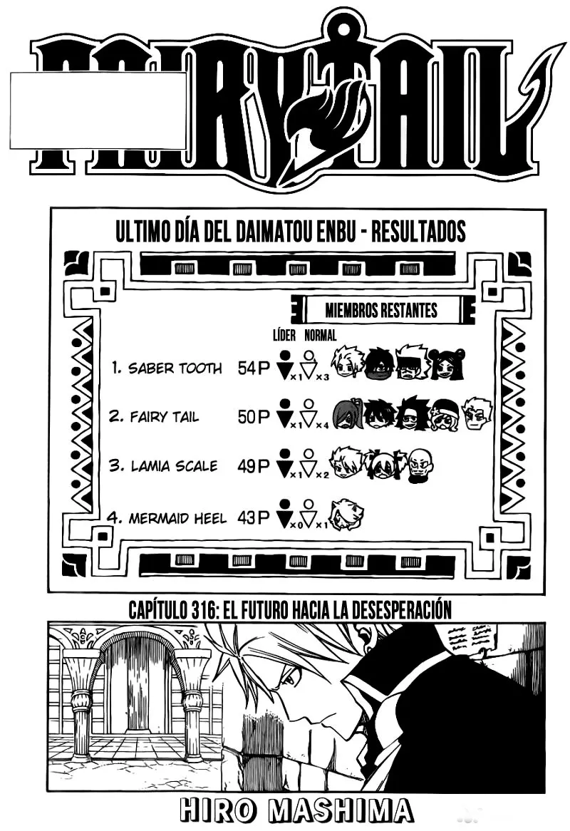 Fairy Tail Capítulo 316 en Línea - página 1