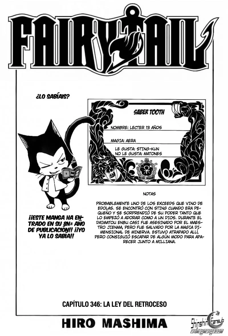 Fairy Tail Capítulo 346 en Línea - página 1