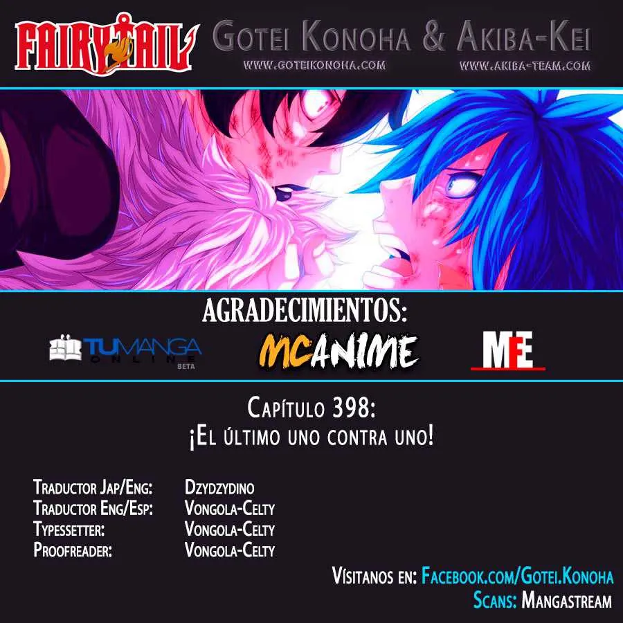 Fairy Tail Capítulo 398 en Línea - página 1