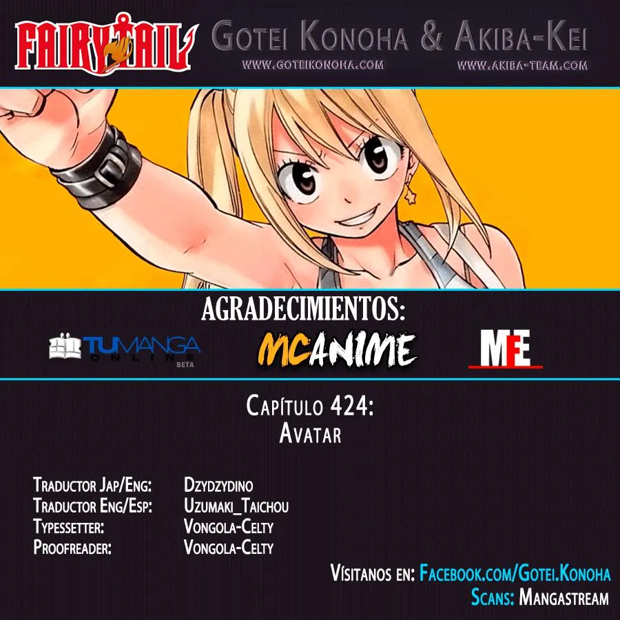 Fairy Tail Capítulo 424 en Línea - página 1