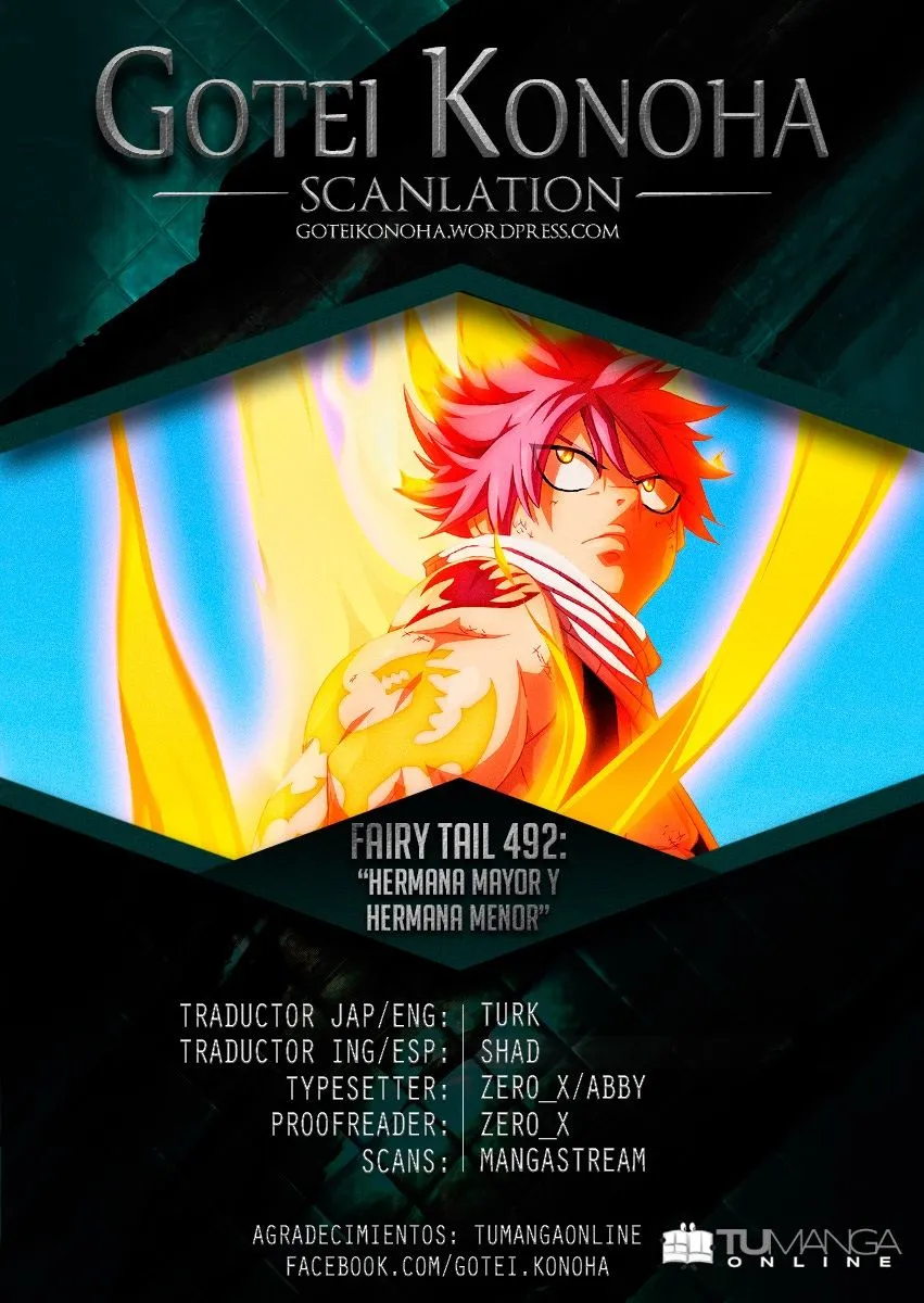 Fairy Tail Capítulo 492 en Línea - página 1