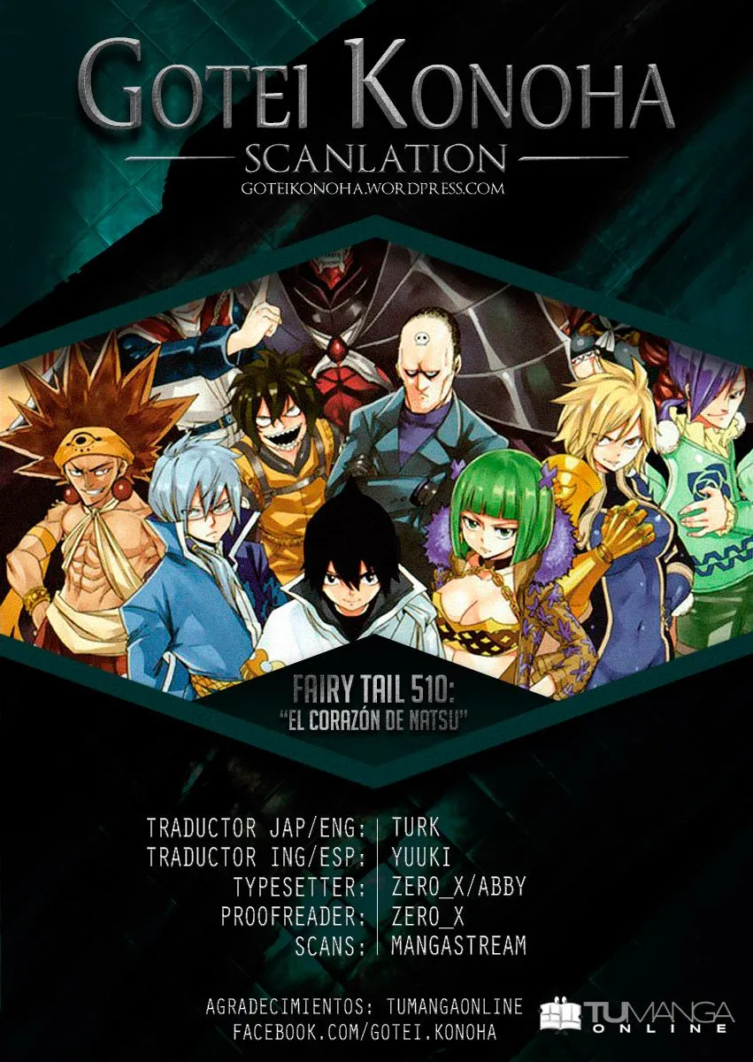 Fairy Tail Capítulo 510 en Línea - página 1