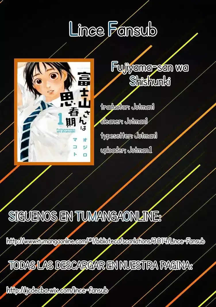 Fujiyama-san wa Shishunki Capítulo 63 en Línea - página 1