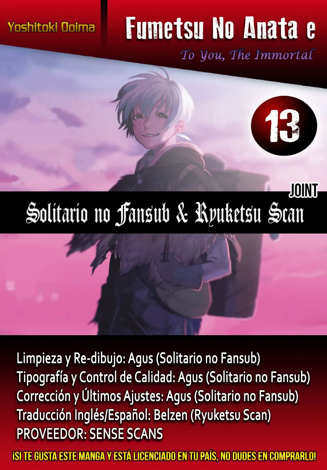 Fumetsu no Anata e Capítulo 13 en Línea - página 1