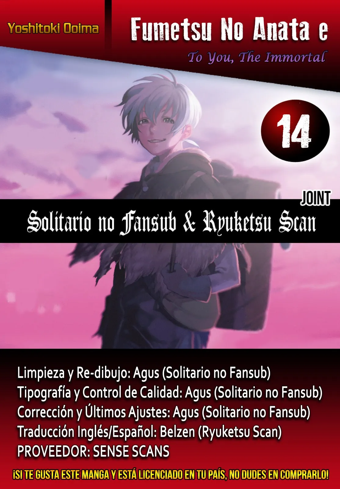 Fumetsu no Anata e Capítulo 14 en Línea - página 1