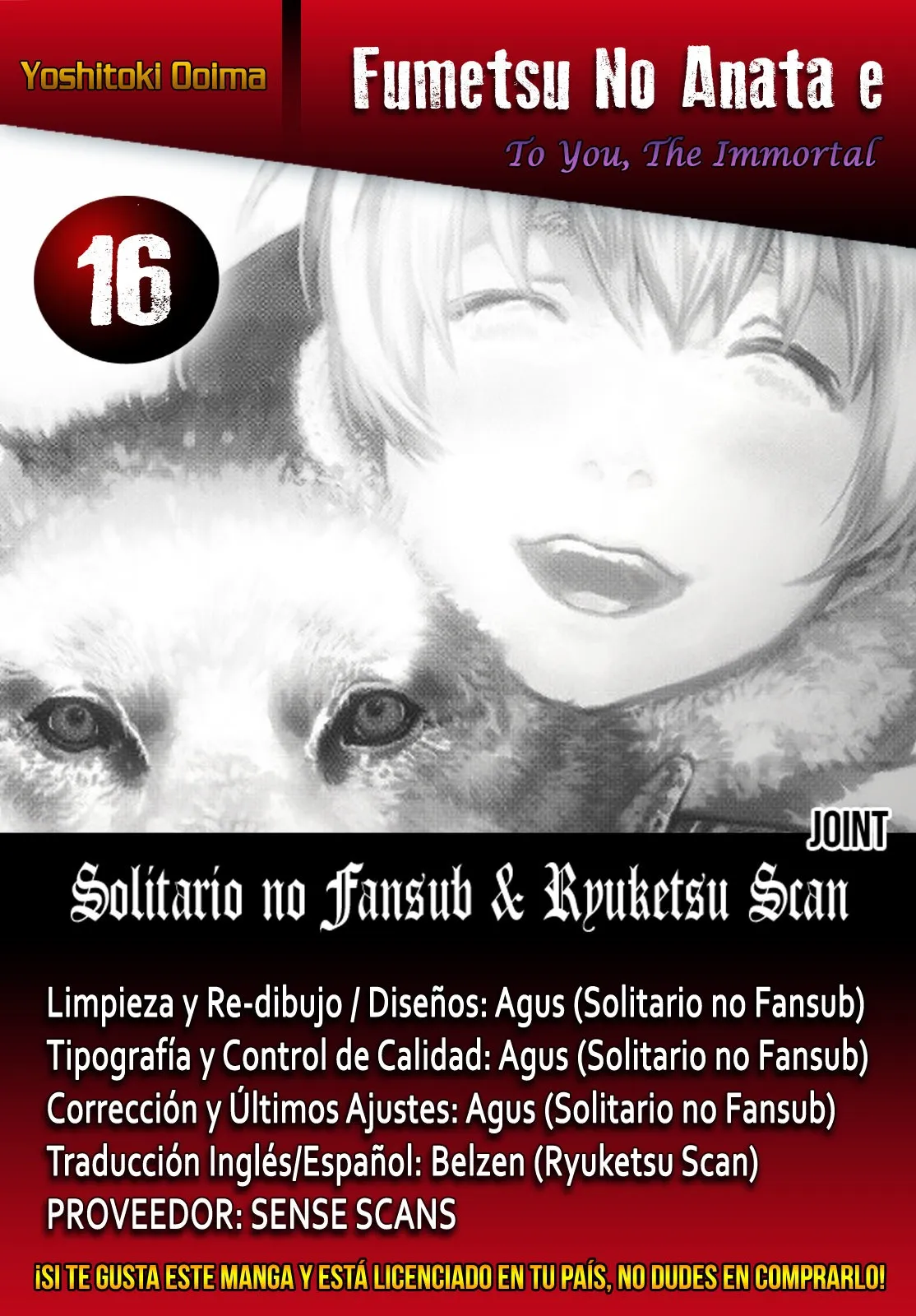 Fumetsu no Anata e Capítulo 16 en Línea - página 1