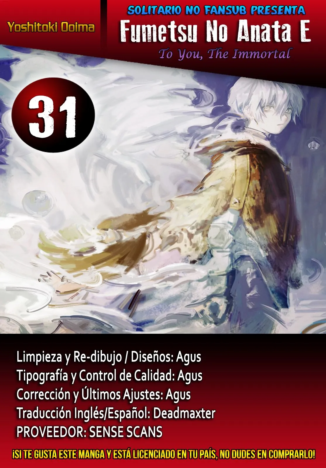 Fumetsu no Anata e Capítulo 31 en Línea - página 1