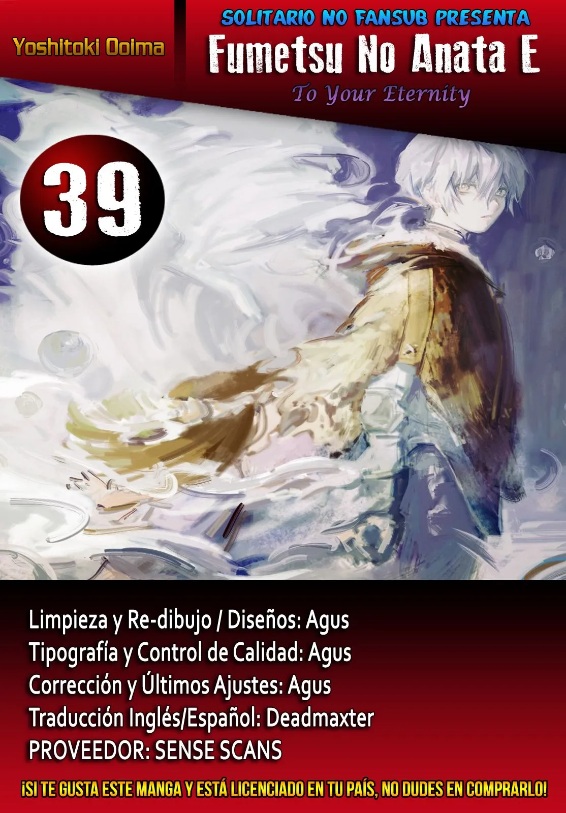 Fumetsu no Anata e Capítulo 39 en Línea - página 1