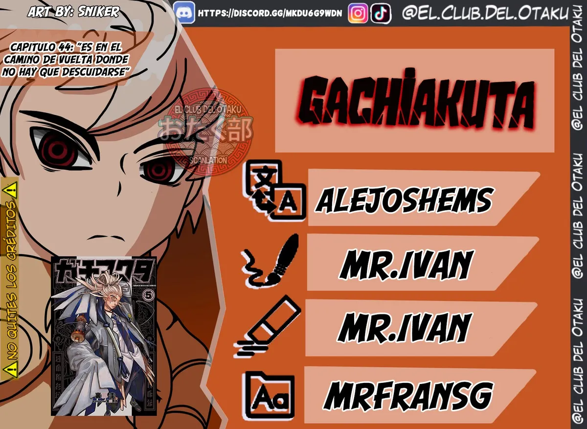 Gachiakuta Capítulo 44 en Línea - página 1
