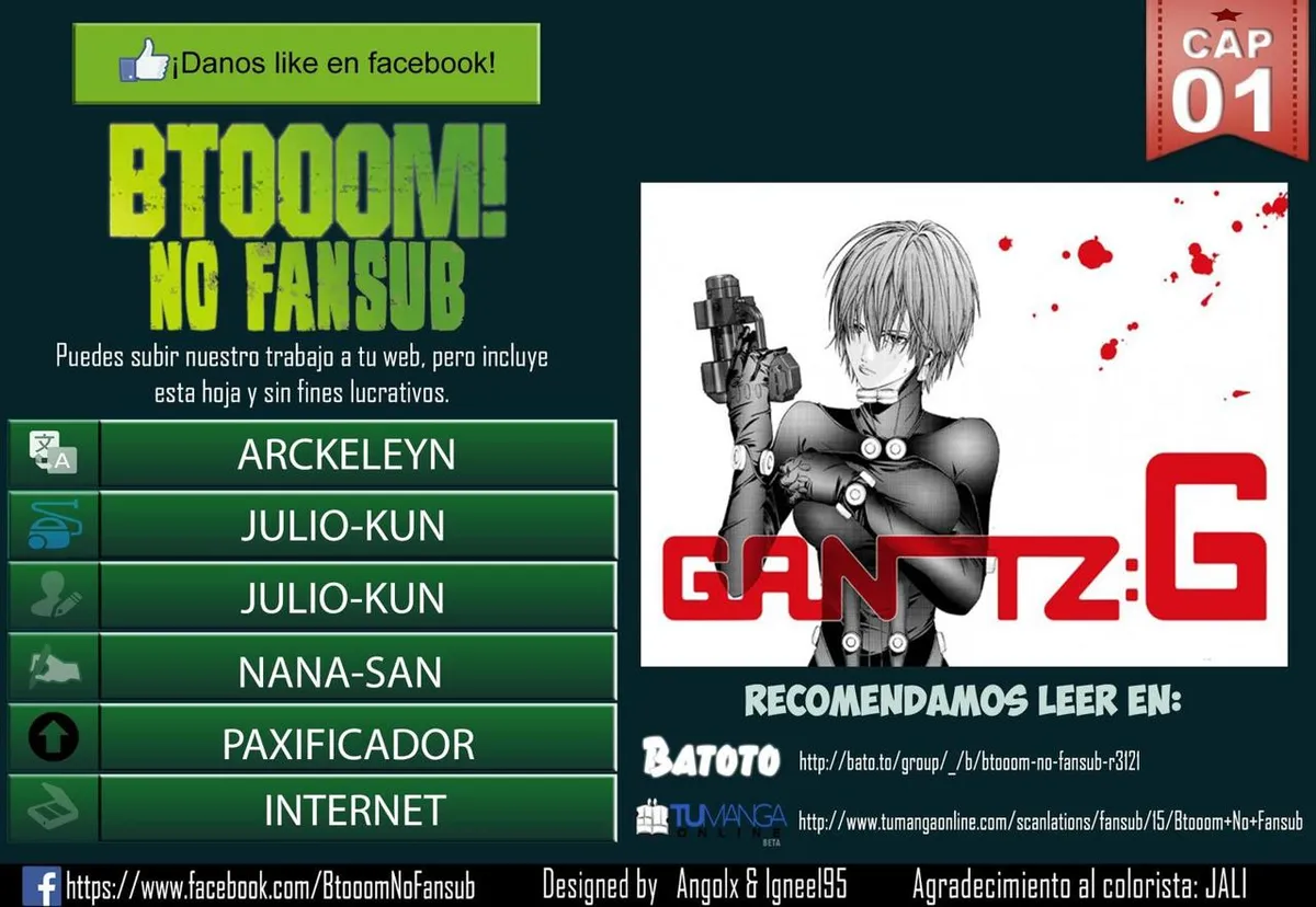 Gantz: G Capítulo 1 en Línea - página 1