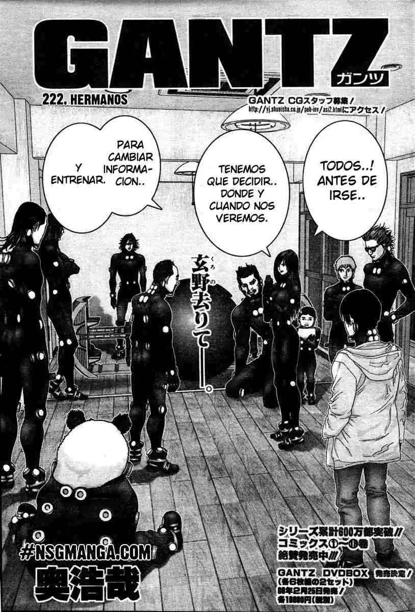 Gantz Capítulo 222 en Línea - página 1