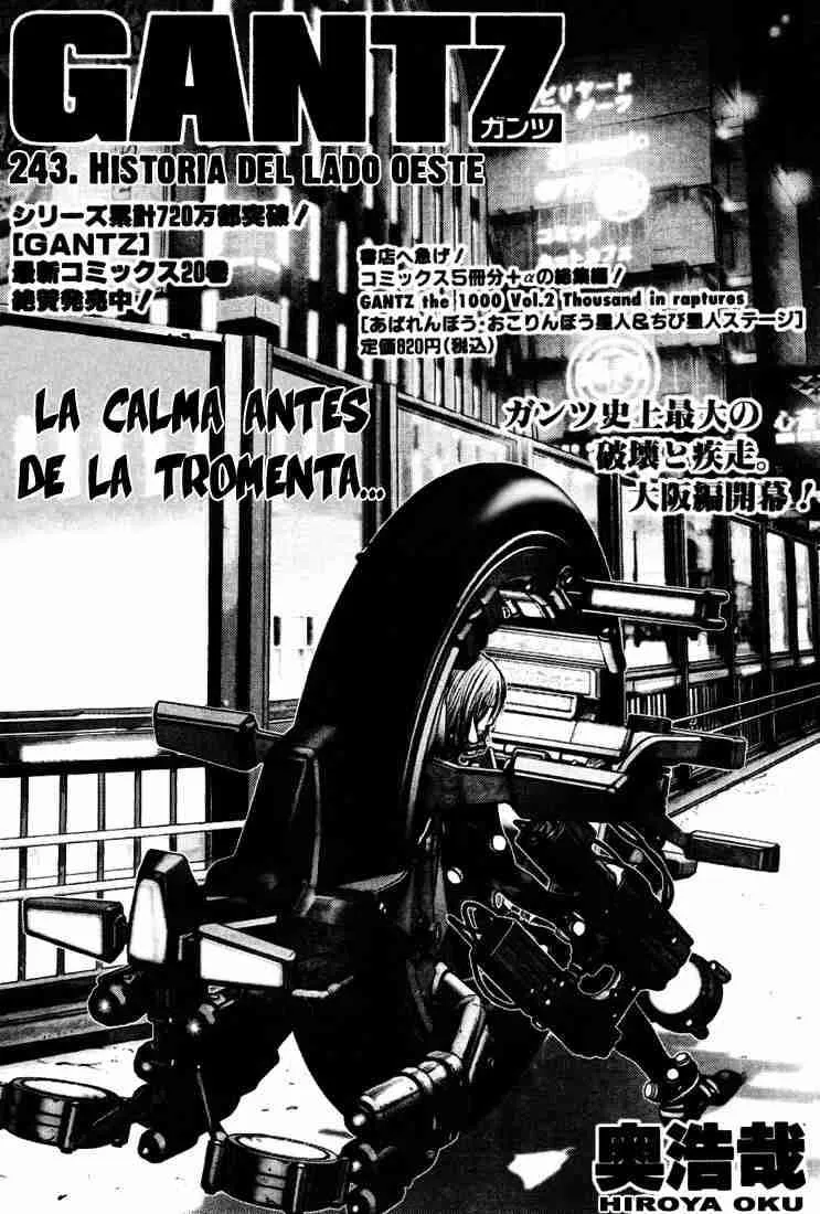 Gantz Capítulo 243 en Línea - página 1