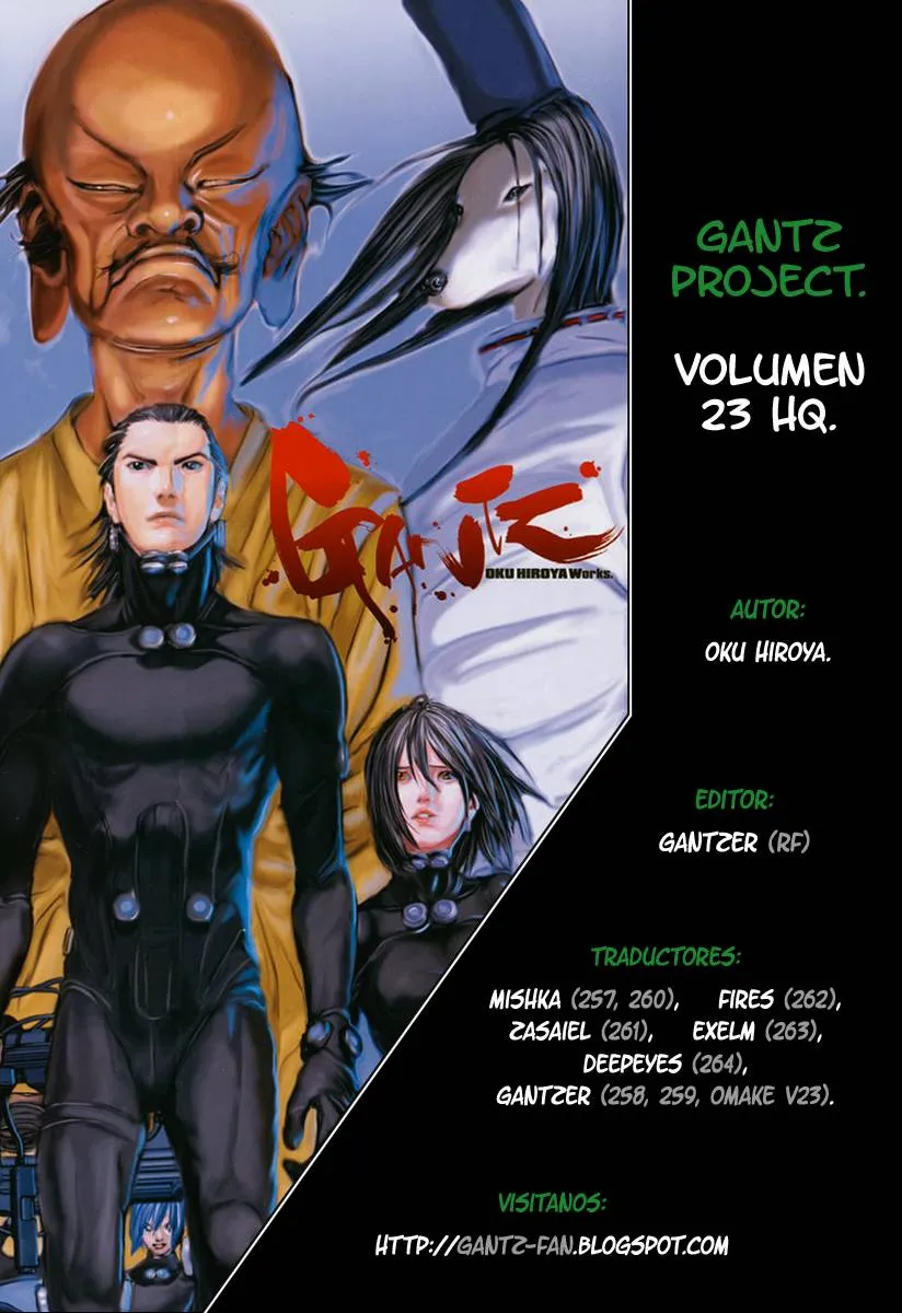 Gantz Capítulo 262 en Línea - página 1