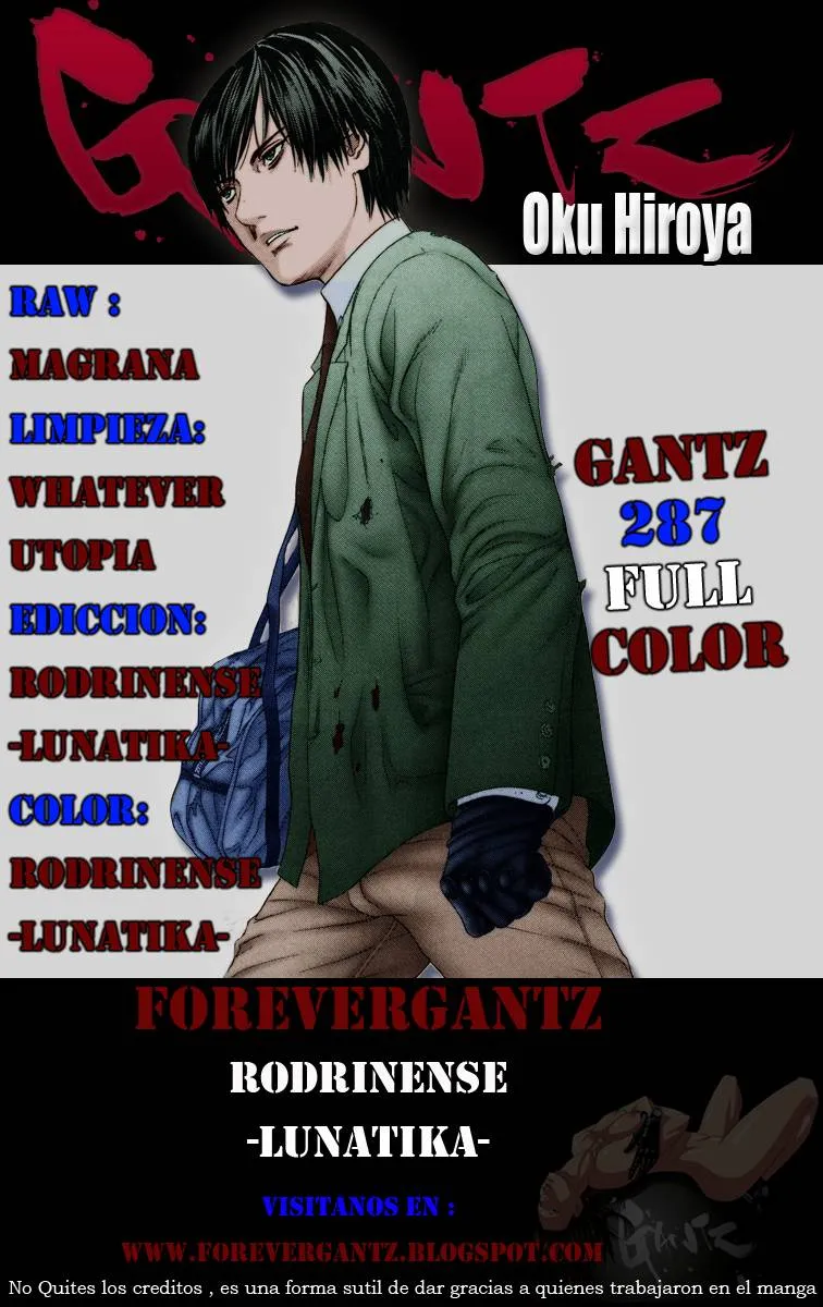 Gantz Capítulo 287 en Línea - página 1