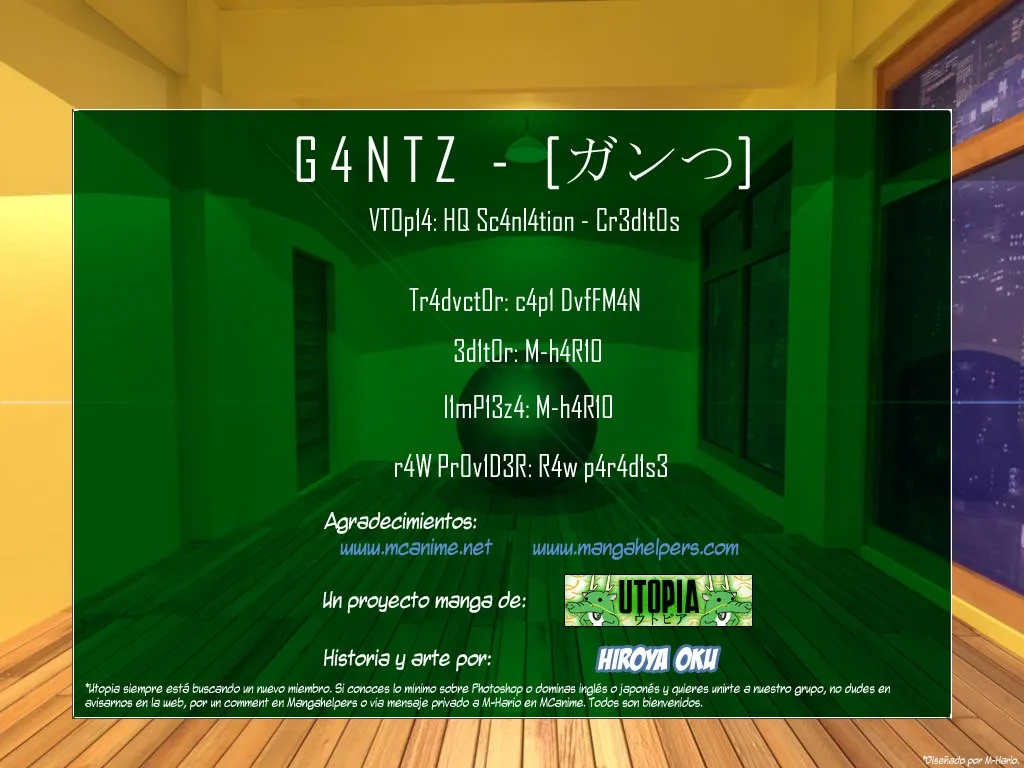 Gantz Capítulo 308 en Línea - página 1