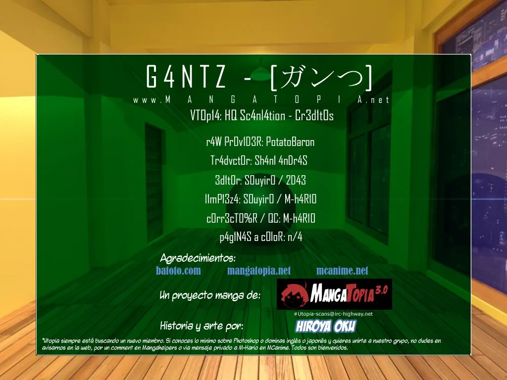 Gantz Capítulo 352 en Línea - página 1