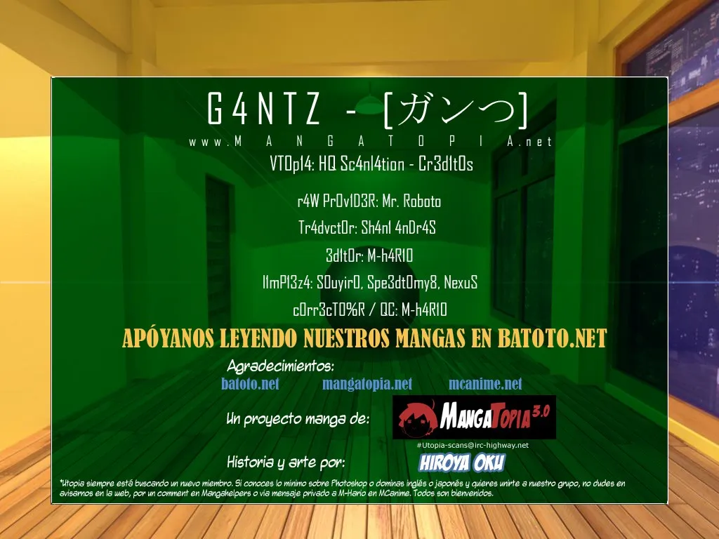 Gantz Capítulo 357 en Línea - página 1