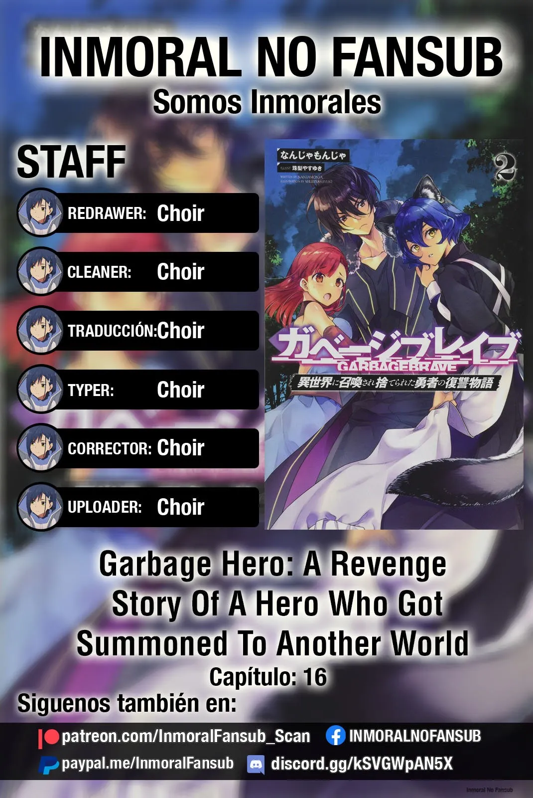 Garbage Hero: A Revenge Story of a Hero who got Summoned to Another World Capítulo 16 en Línea - página 1