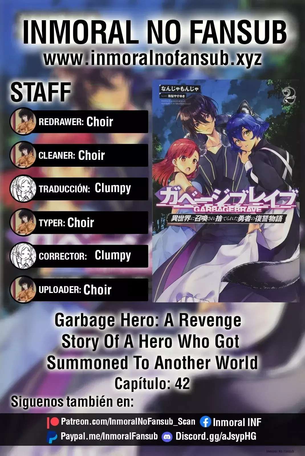 Garbage Hero: A Revenge Story of a Hero who got Summoned to Another World Capítulo 42 en Línea - página 1
