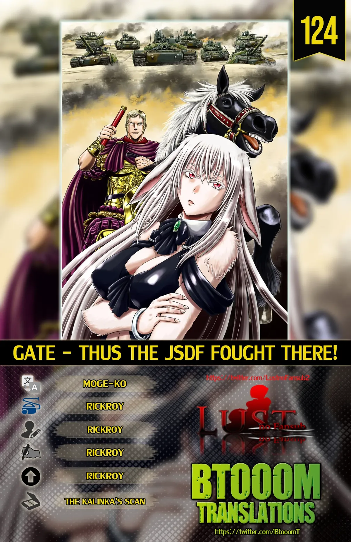 GATE: Jieitai Kano Chi nite, Kaku Tatakaeri Capítulo 124 en Línea - página 1