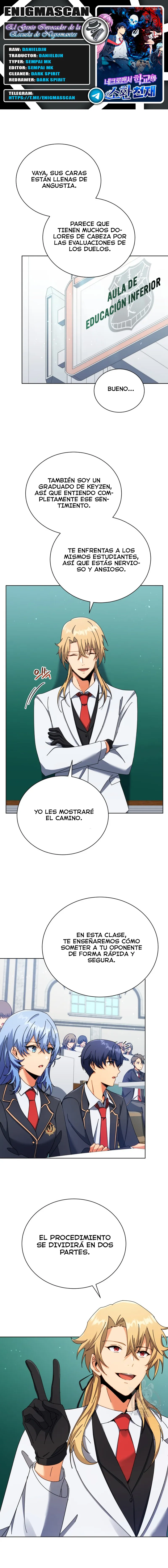 Genio Invocador De La Academia De Nigromantes Capítulo 56 en Línea - página 1