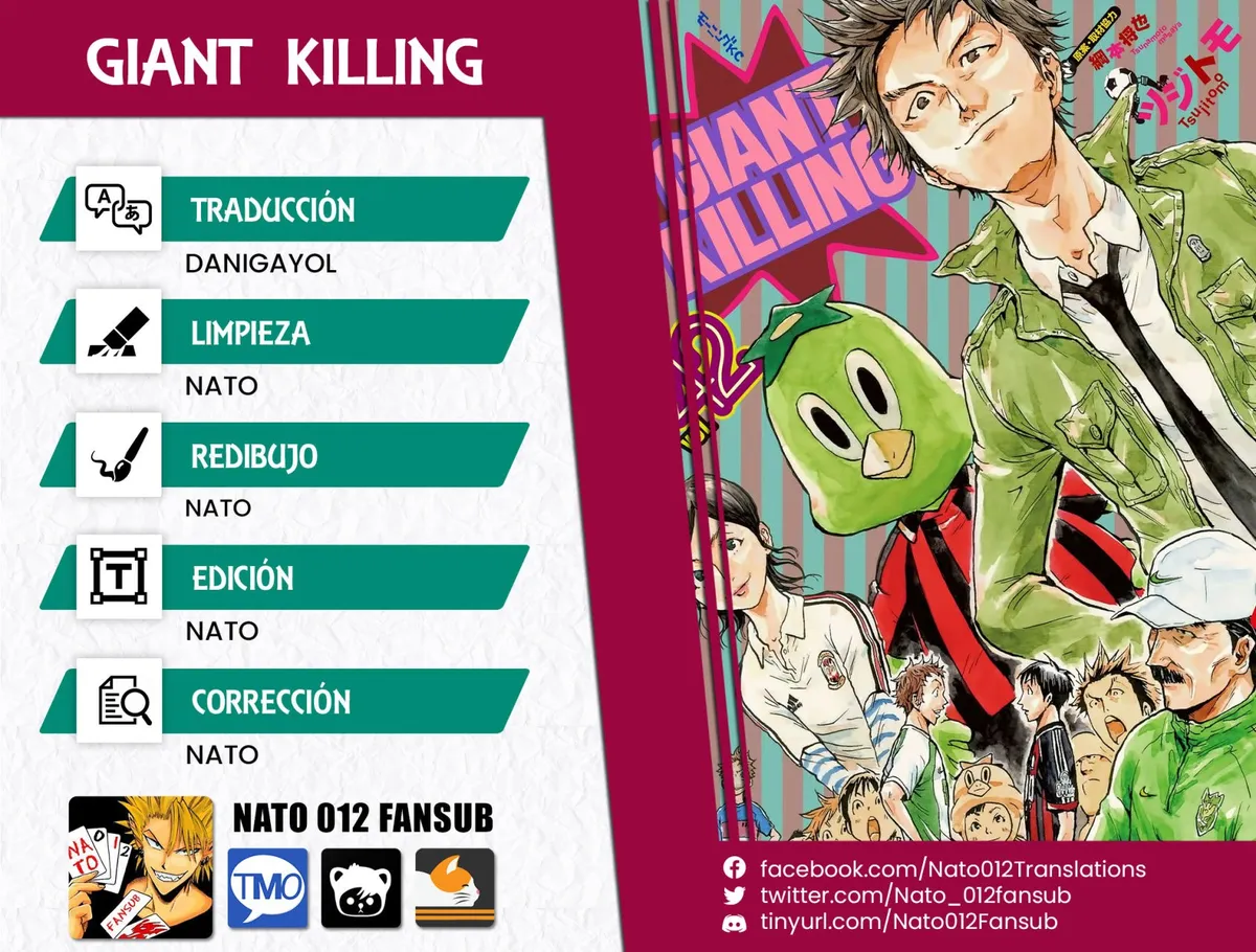 Giant Killing Capítulo 419 en Línea - página 1