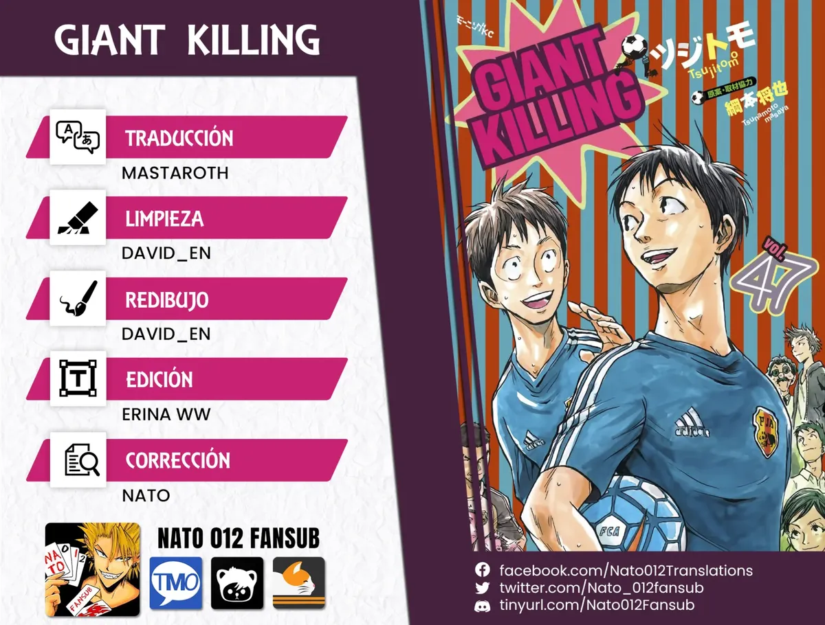 Giant Killing Capítulo 467 en Línea - página 1