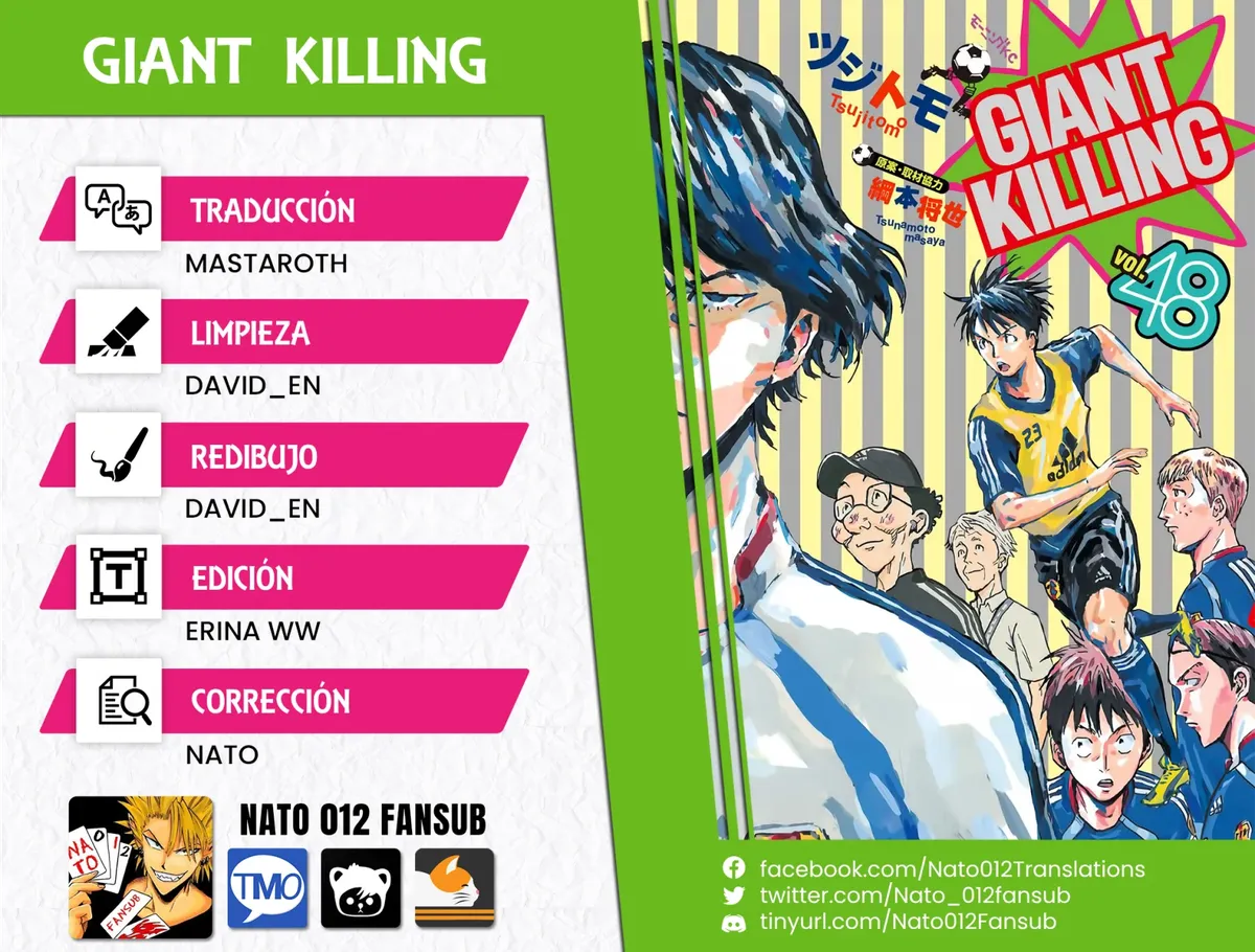 Giant Killing Capítulo 468 en Línea - página 1