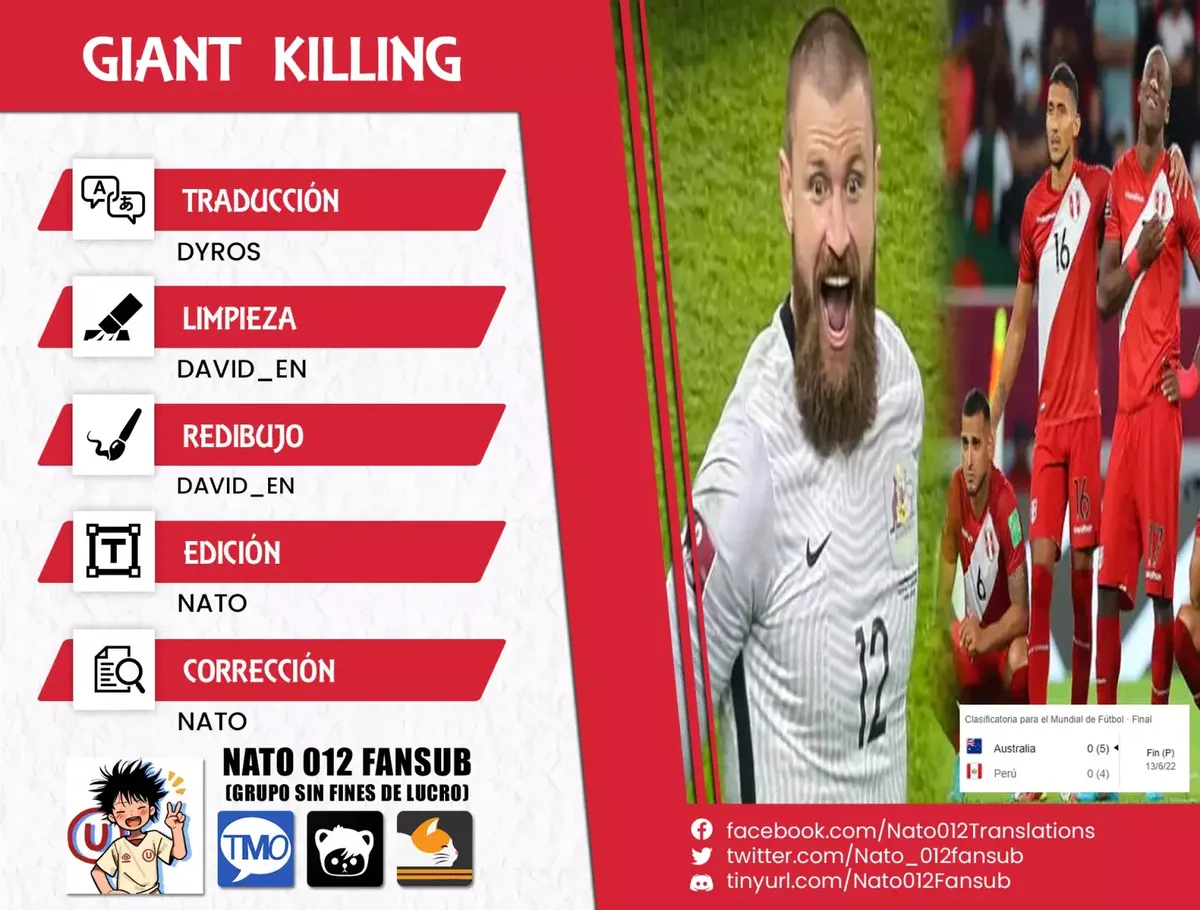 Giant Killing Capítulo 534 en Línea - página 1