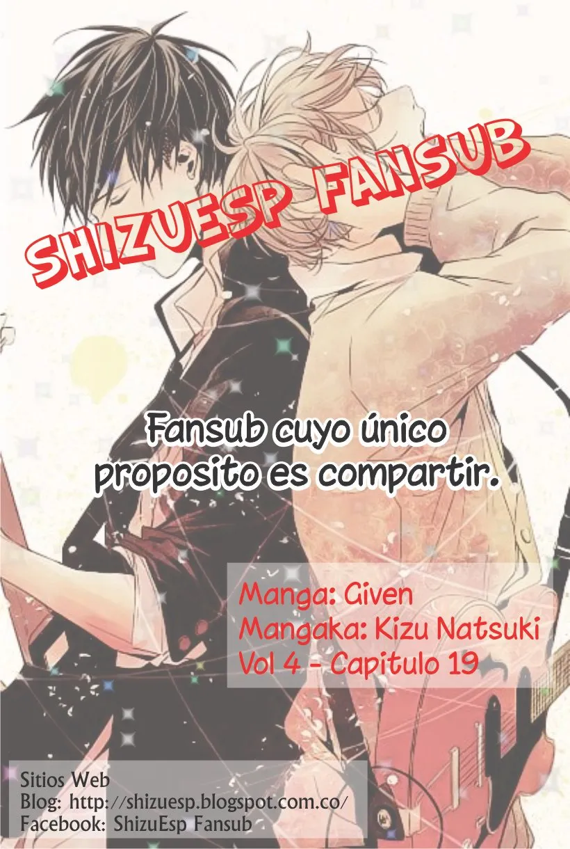 GIVEN Capítulo 19 en Línea - página 1