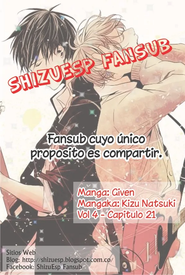 GIVEN Capítulo 21 en Línea - página 1