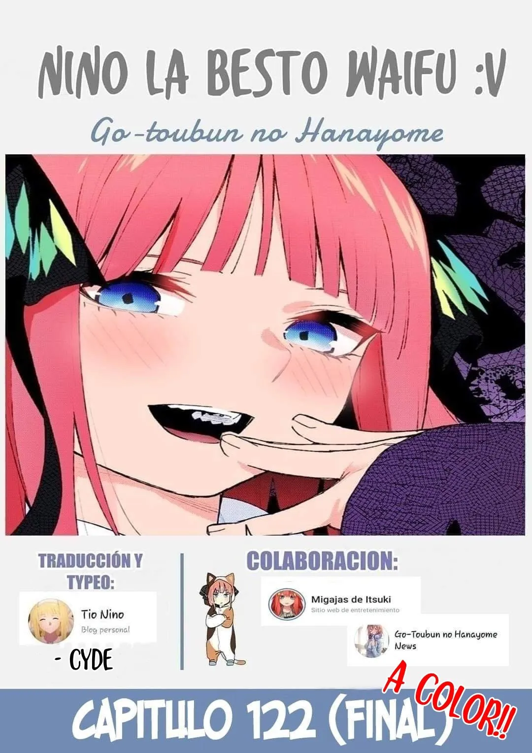 Go-Toubun no Hanayome Capítulo 122.5 en Línea - página 1