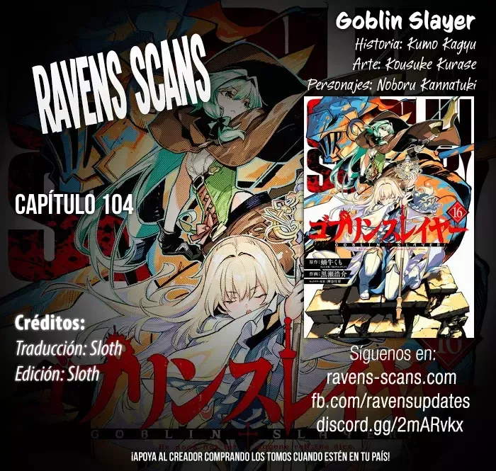Goblin Slayer Capítulo 104 en Línea - página 1