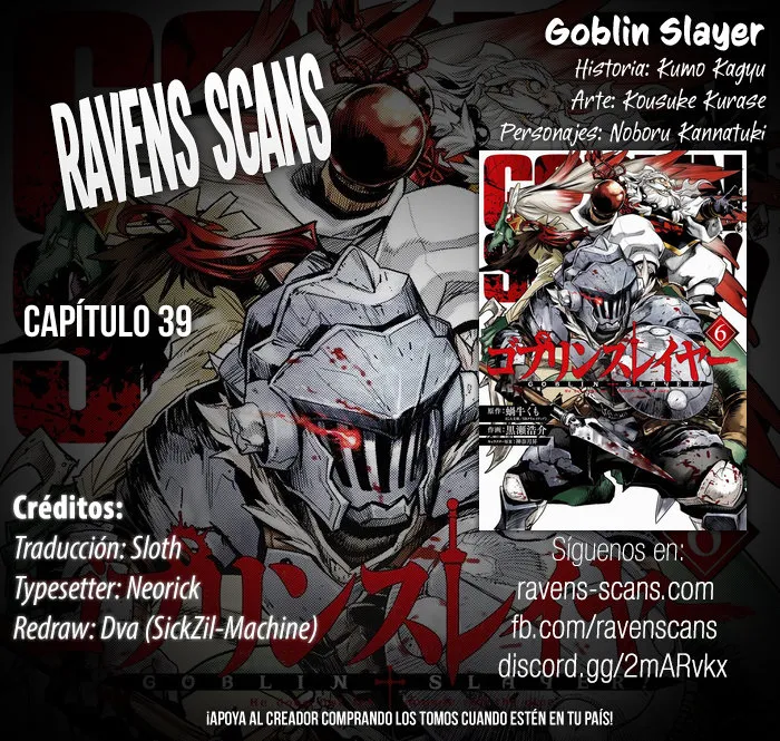 Goblin Slayer Capítulo 39 en Línea - página 1
