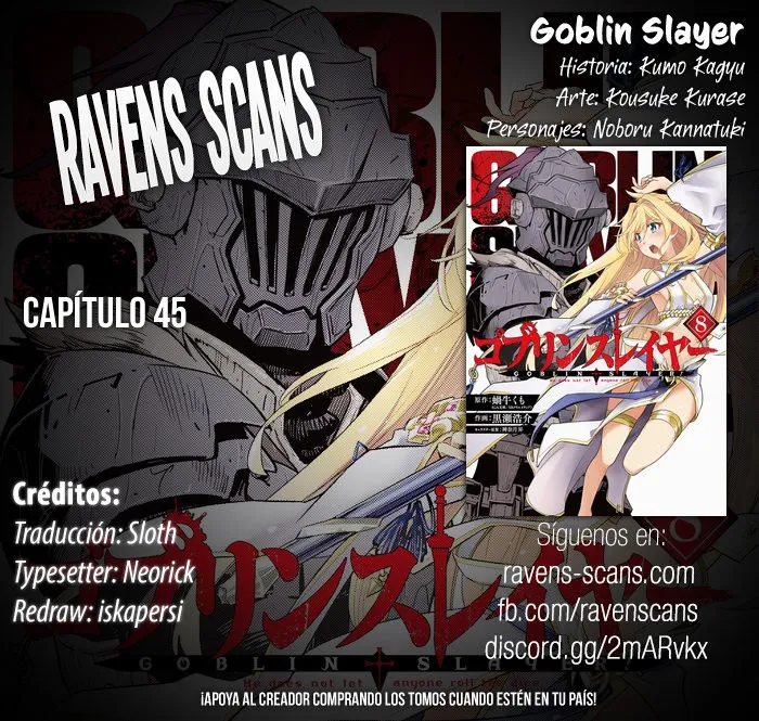 Goblin Slayer Capítulo 45 en Línea - página 1