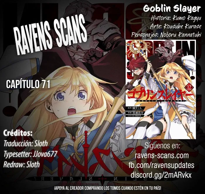 Goblin Slayer Capítulo 71 en Línea - página 1