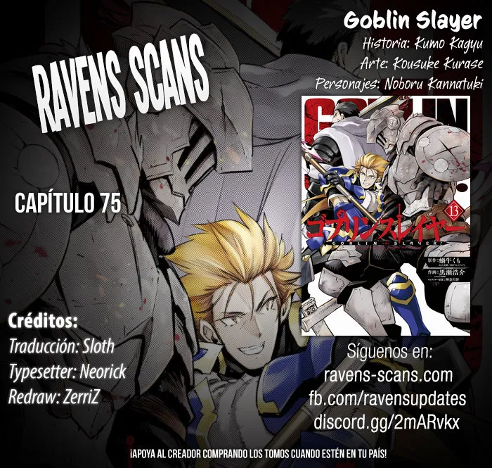 Goblin Slayer Capítulo 75 en Línea - página 1