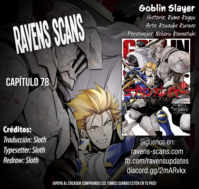Goblin Slayer Capítulo 78 en Línea - página 1