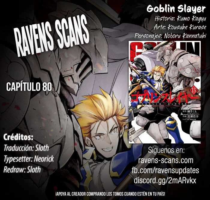 Goblin Slayer Capítulo 80 en Línea - página 1