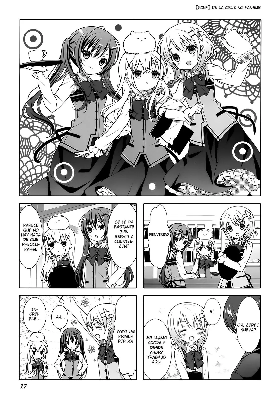 Gochuumon wa Usagi desu ka? Capítulo 2 en Línea - página 1
