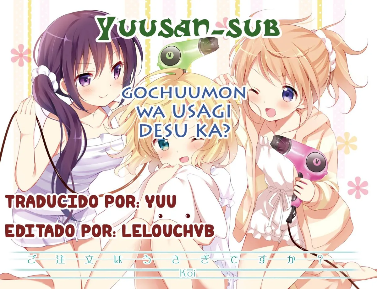 Gochuumon wa Usagi desu ka? Capítulo 29 en Línea - página 1