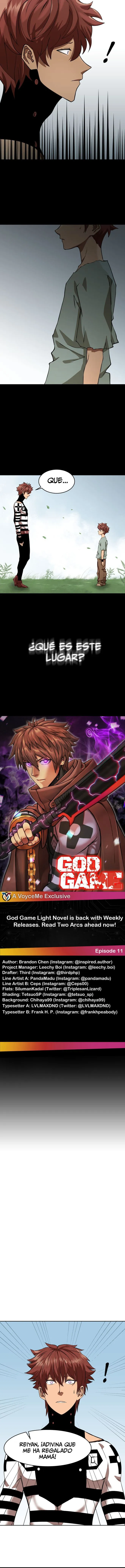 GOD GAME Capítulo 12 en Línea - página 1